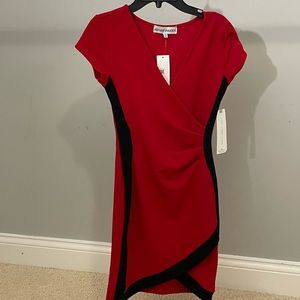 Red formal dress, womens small, brand new.